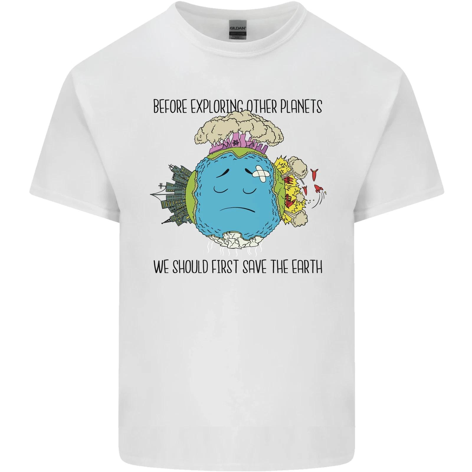 Save the Earth Climate Change Environment Kids T-Shirt Childrens 3XL