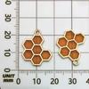 Drip Oil Bee Honey Pot Pendant Keychain Accessory