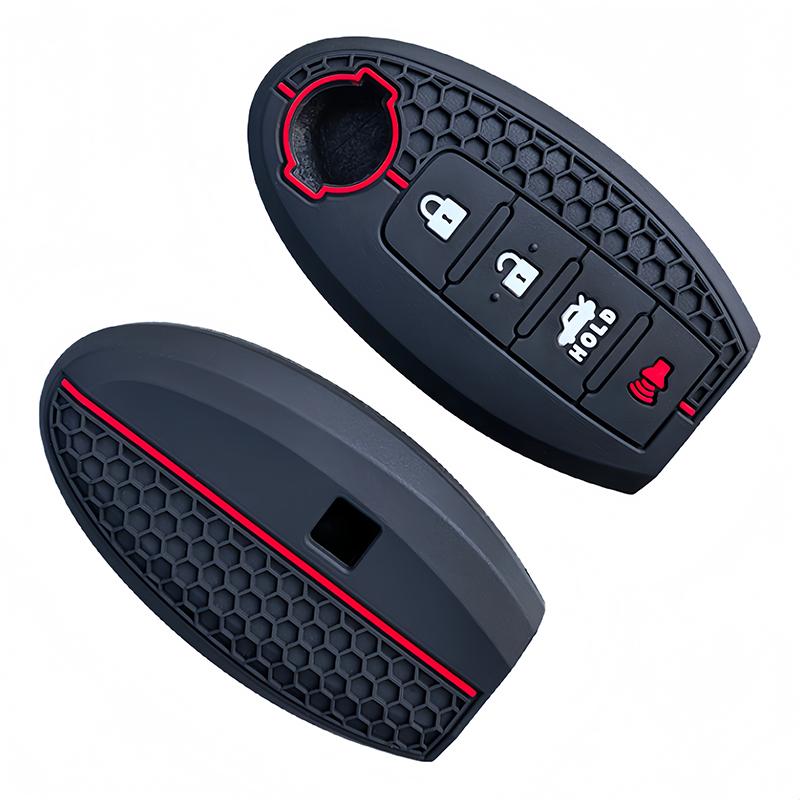 Silicone Car Key Case Cover For Nissan Leaf Micra Qashqai J11 J10 X Trail T32 Versa Note Patrol Key Fob Cover Accessories