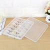 15/21 Grid Kitchen Storage Box Refrigerator Organizer Transparent Reusable Food Containers Tray For Dumpling Wonton
