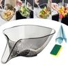 Versatile Vegetable Basket Multi-functional Draining Basket Acrylic Material Perfect for Kitchen Camping and Dining