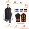 Heated Vest for Men Women Winter Thermal Smart USB Heating Vest 9 Carbon Fiber Heating Pads 3 Temperature Levels No Battery
