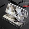 Samsung Z Fold6 Ultra-Thin Frosted Phone Case with Pen Slot - Solid Color Protective Cover