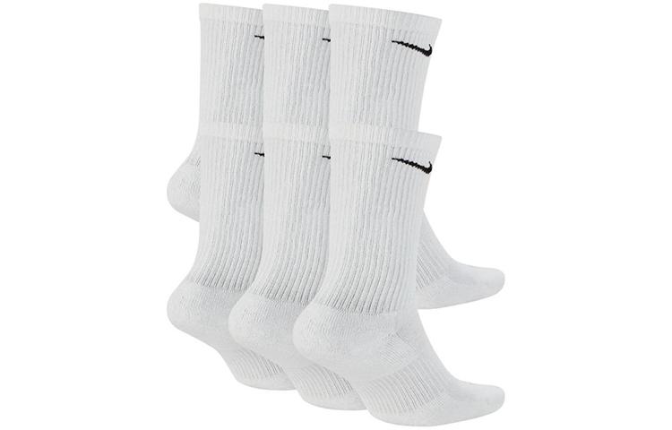 Nike Everyday Plus Crew Socks Men's 1 Set 6 Pack White SX6897-100