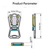Titanium Alloy Portable Portable Bottle Opener, Easy Reusable Can Opener, , Kitchen Supplies, Camping Tools