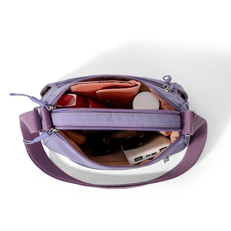 Multi-Compartment Shoulder Bag Middle-Aged Mother Bag