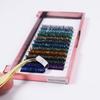 1 Stück Mischfarbe Glänzende Wimpernverlängerung Glänzende Farbe Falsche Wimpern Persönliche Wimpernkosmetik WBL
