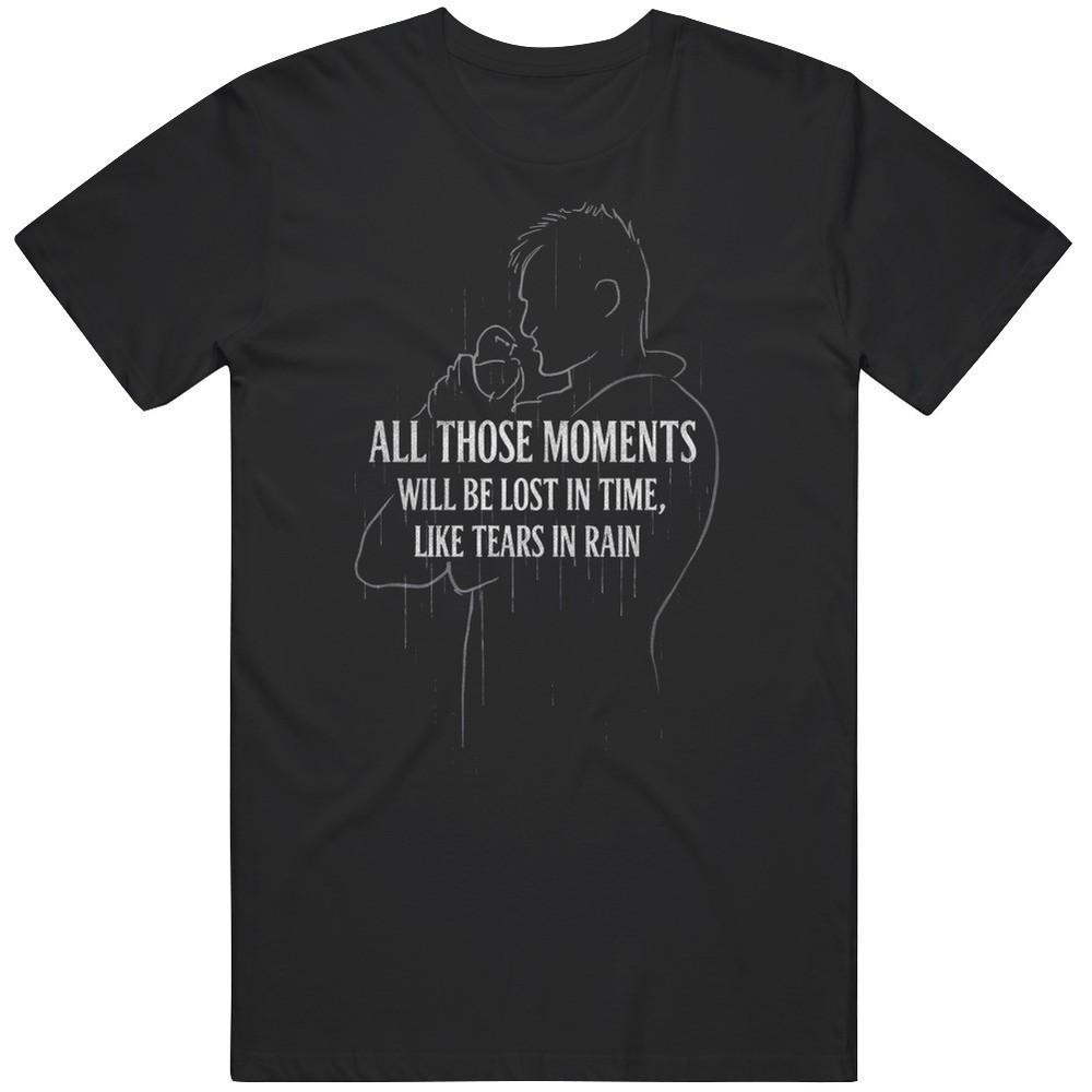 Retro Cult Classic Movie Blade Runner Roy Batty Soliloquy Fan T Shirt Unisex T-Shirt L