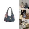 Chic 2024 Korean Floral Handheld Tote Bag With Simple Aesthetic Design Ideal For Everyday Use