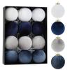 Velvet Fabric Christmas Tree Hanging Ornament - Decorative Ball
