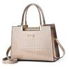 Trendy Mom Bag Perfect For Daily Use 2023 Summer Collection Medium Size Crocodile Pattern Multiple Colors