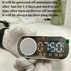 USB Plug-in Mirror Digital Alarm Clock Timer Support TF FM Radio Wireless Speaker Subwoofer Desktop Music Player