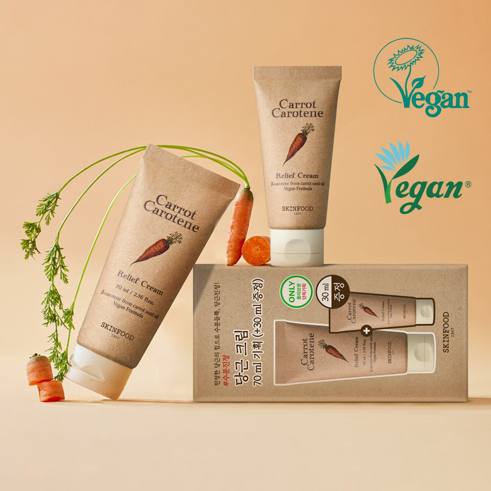 SKINFOOD Carrot Carotene Relief Cream 2-pack (70ml+30ml)