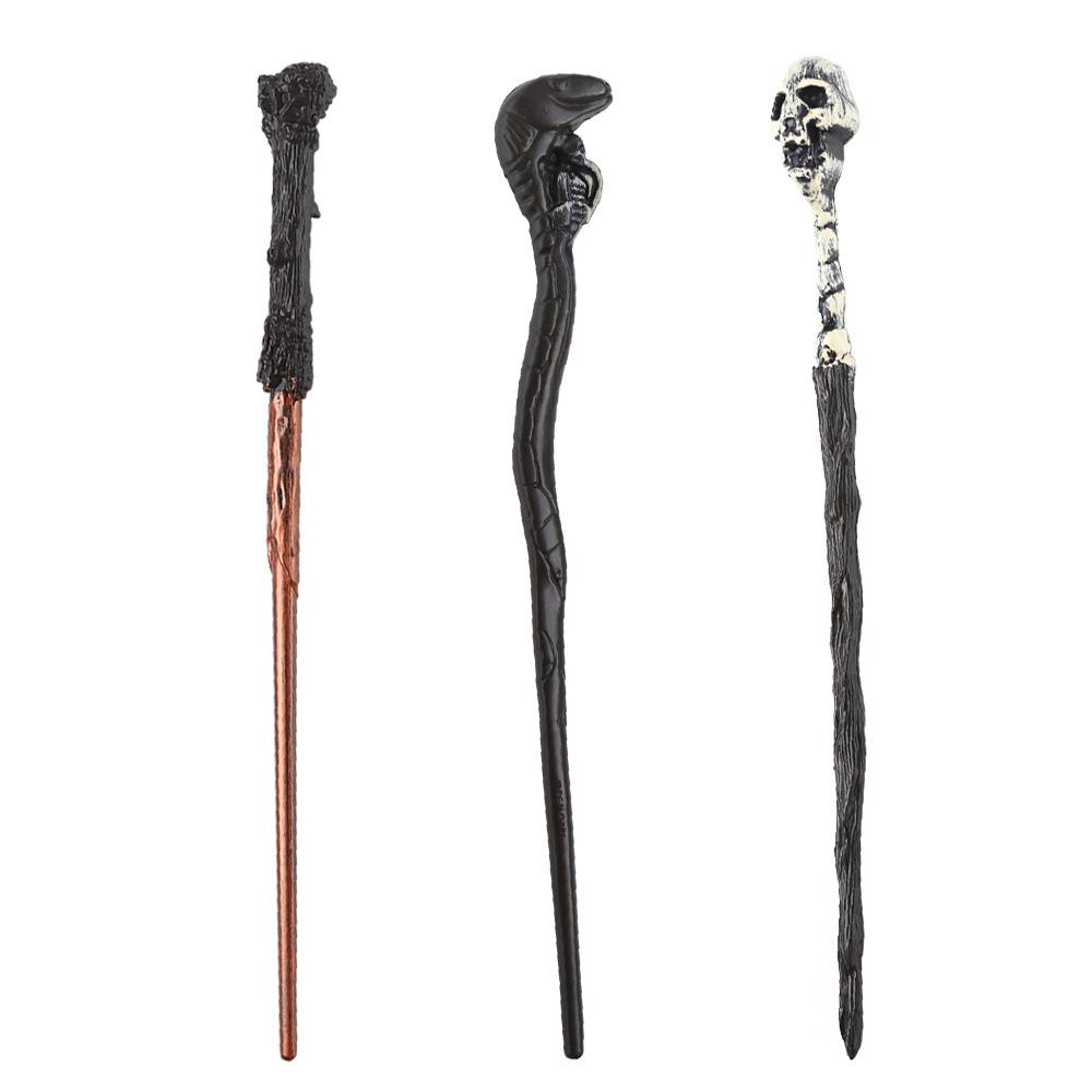 Hermione's Luminous Magic Wand - Harry Potter Halloween Scepter & Voldemort Cane Props