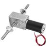 Worm Speed Reduction Motor Double Right Handed Coaxial M8 Shaft 2480 Gear Motor with Flange 24V(Speed Reduction Rate