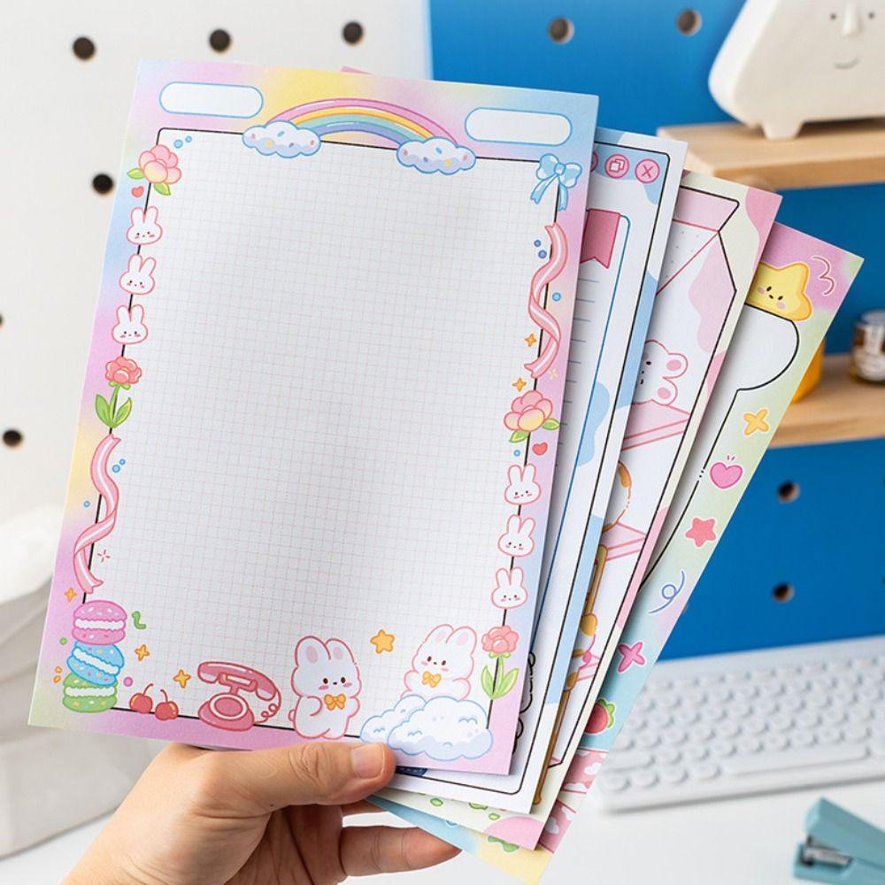Rabbit Sticky Notes Thicken Planner Stickers Cute Writing Notepad  Stationery