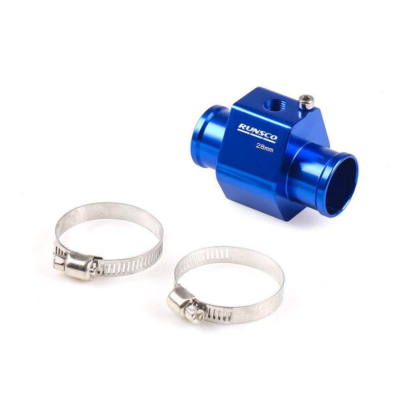 OD 28/30/32/34mm Water Temp Gauge Radiator Temperature Water Temp Joint Pipe Sensor Hose Adapter Universal