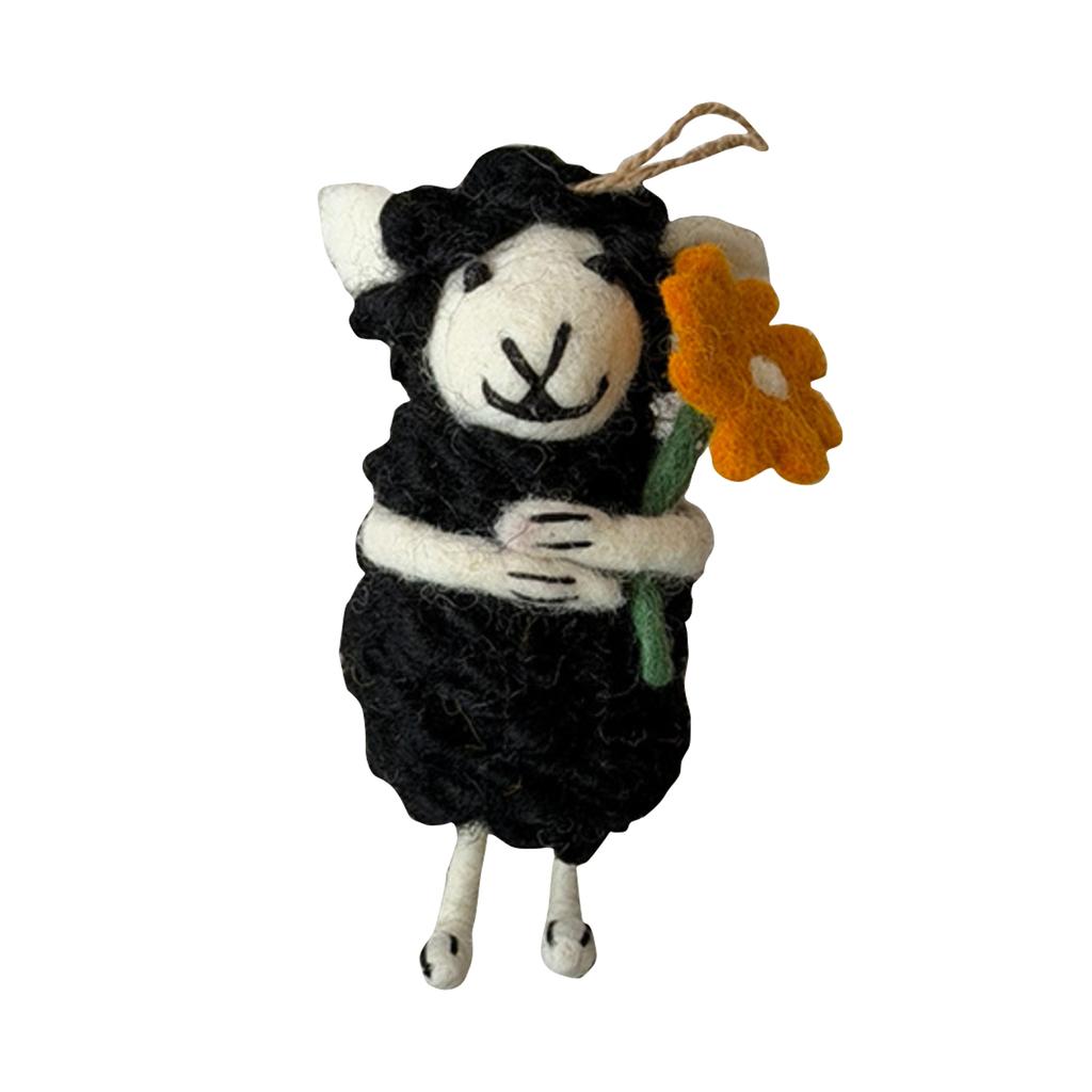 Cute Sheep Wool Pendant, Doll Accessory, Animal Doll Keychain, Bag Charm
