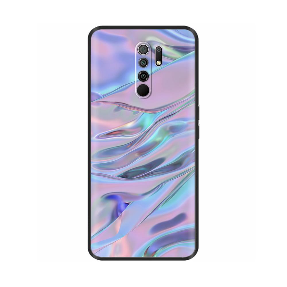 Silicon Case for Xiaomi Redmi 9 Redmi9 Case Back Cover Coque Funda Shell Soft Black TPU Cute Cartoon Phone Bag Bumper Protective