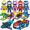 Mini Force Dinosaur Skate Mode Transformation Mecha Toys Action Figures MiniForce X Deformation Weapon Toy Kids Children Gifts