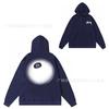 Mens Oversized Hooded Sweatshirt With Letter Print Streetwear Style Cotton Pullover Winter