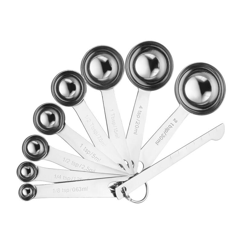 ZISIZ Stainless Steel Measuring Spoon Set