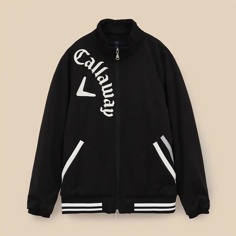 Callaway Blouson Stretchy and Golf Outerwear C23215202 M Women's Water-Repellent Full-Zip (Star Stretch Windproof) / / 1010_Black