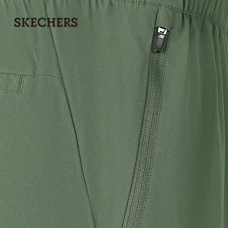 Skechers Comfortable Soft Skin-Friendly Versatile Quick-Dry Casual Pants Men bottoms Thyme-Green P225M118-031F
