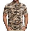 Men's Short Sleeve Cycling Jersey Breathable Quick Dry Fabric Half Zip Front Athletic Fit Lightweight Top for Outdoor Sports