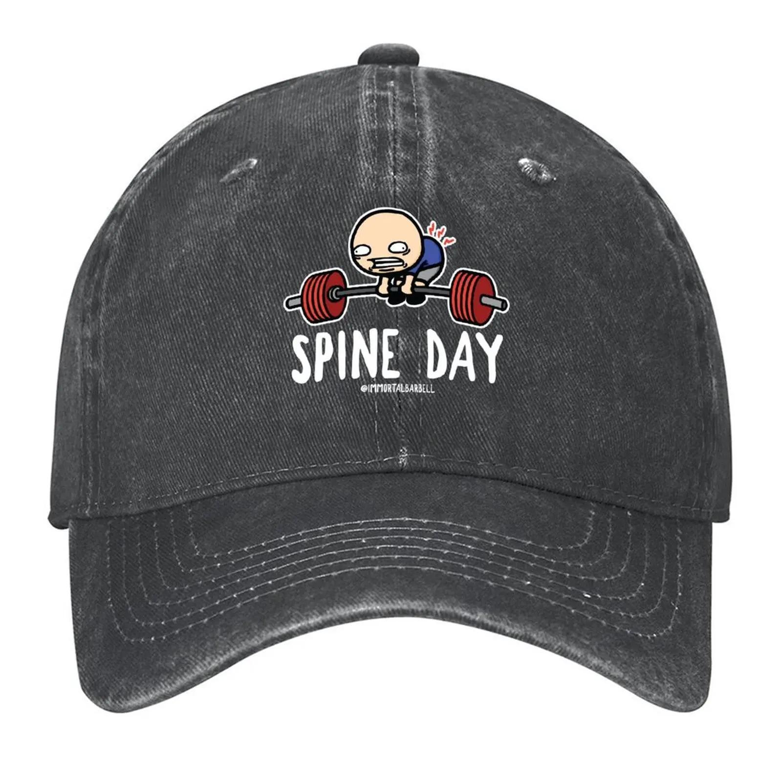 

Spine Day Baseball Cap Luxury Brand men s big size hat Sun Cap custom caps Women Hats Men s промывают черный