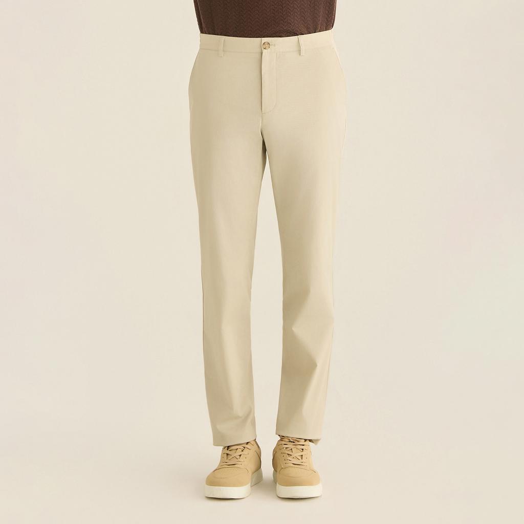 FERRAROMILANO Cotton Blend Twill Chino Pants L/Beige (Am0Gbpc25151)