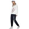 Li Ning X Disney Collaboration Série Mode Sport Imprimé Cartoon Molleton Col Rond Pull-Over Manches Longues Sweat-shirt Femme sweat-shirt Blanc AWDRD62-1