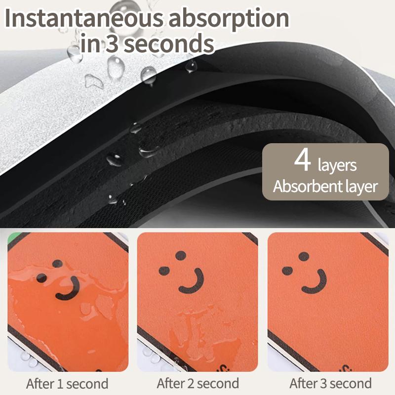 Rubber Faucet Mat Sink Splash Guard Faucet Drainage Pad Drying Pads Water Catcher Countertop Washbasin Protector Bathroom Tool