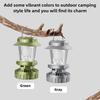 Barbecue fan camping light rechargeable tent environmental light outdoor portable emergency work light bright flashlight fishing hiking