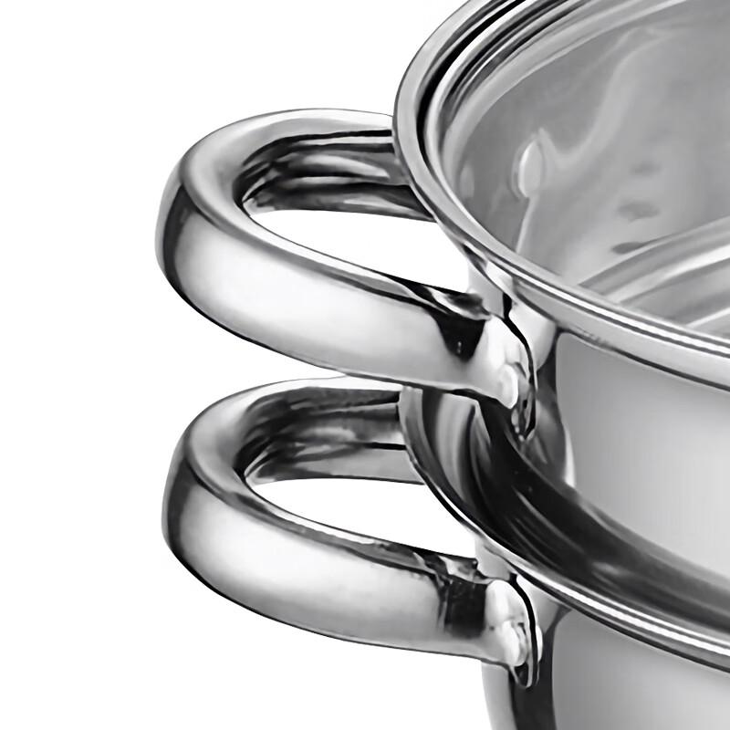 Double Layer Stainless Steel Steamer Pot