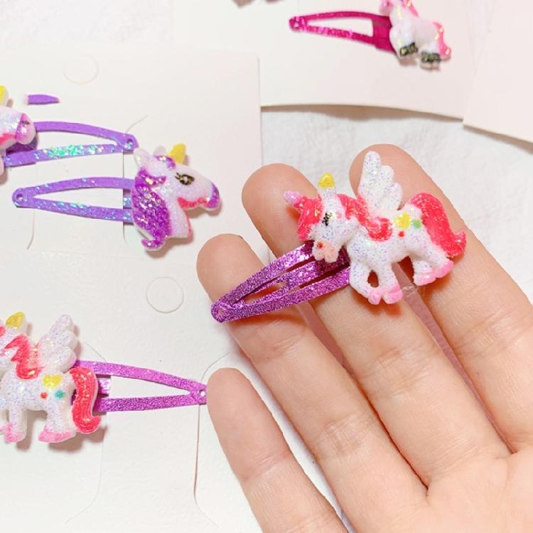 1 Pair Cartoon Hair Clip Elegant Designs Adds Playfulness Suitable For Various Hairstyles Practical Gentle On Hair