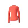 Puma Seasons High-End Outdoor Series Solid Color Logo Print Round Neck Long Sleeve T-Shirt Women Tops Orange 522576-35
