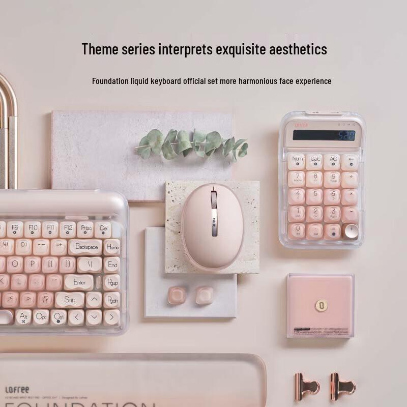 Lofree Pudding Trådløs RGB Gamingmus med dobbelmodus