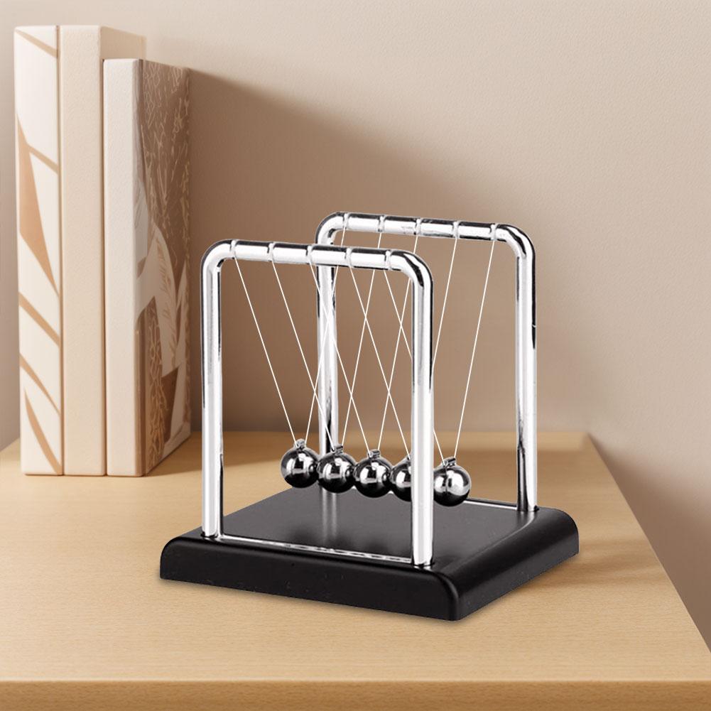 Newtons Cradle Balance Balls Teaching Supplies Physics Science Pendulum Desk  Science Physics Gadget for Home and Office