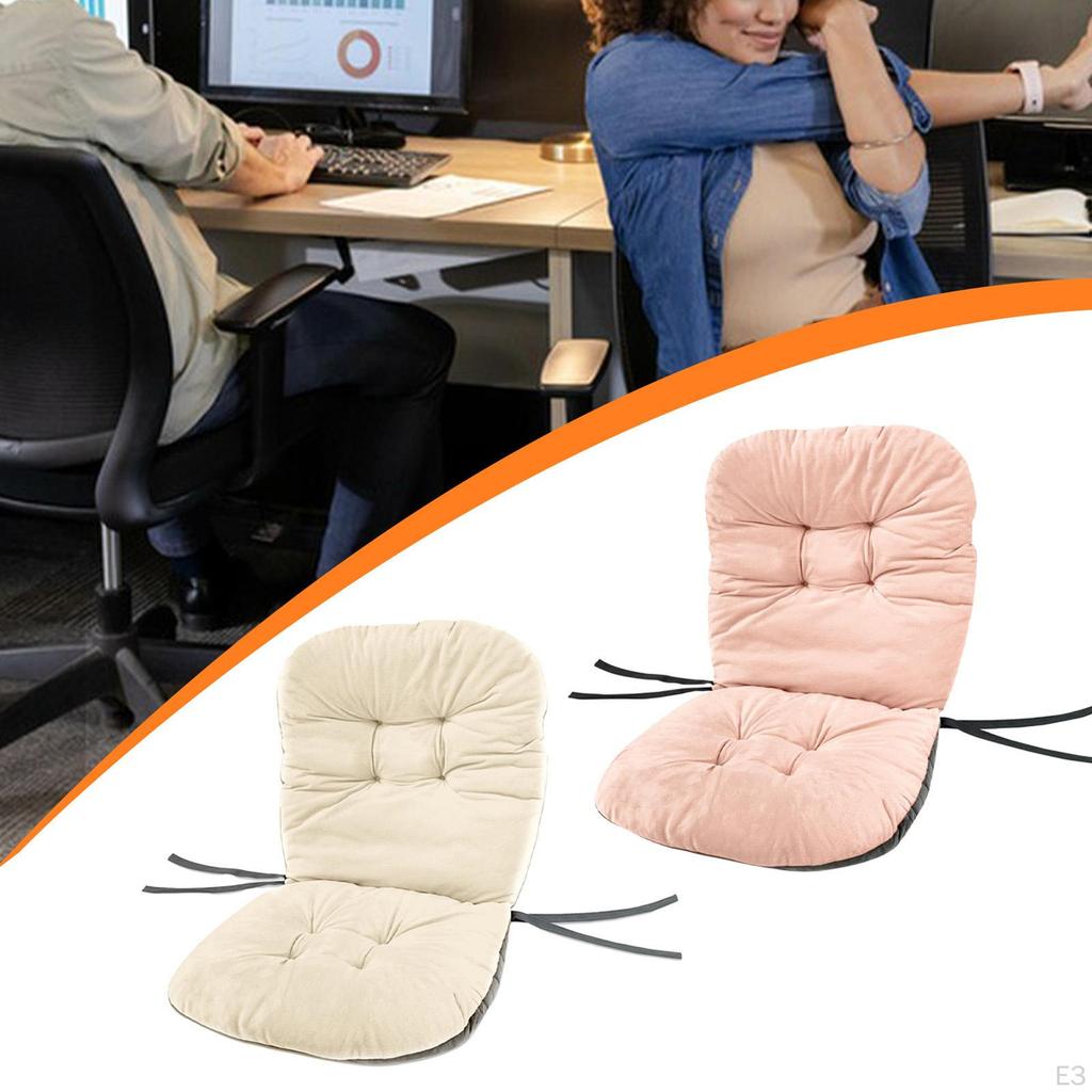 Back Support Cushion for High Chairs, Washable Pad Rocking And Office Chairs in Outdoor