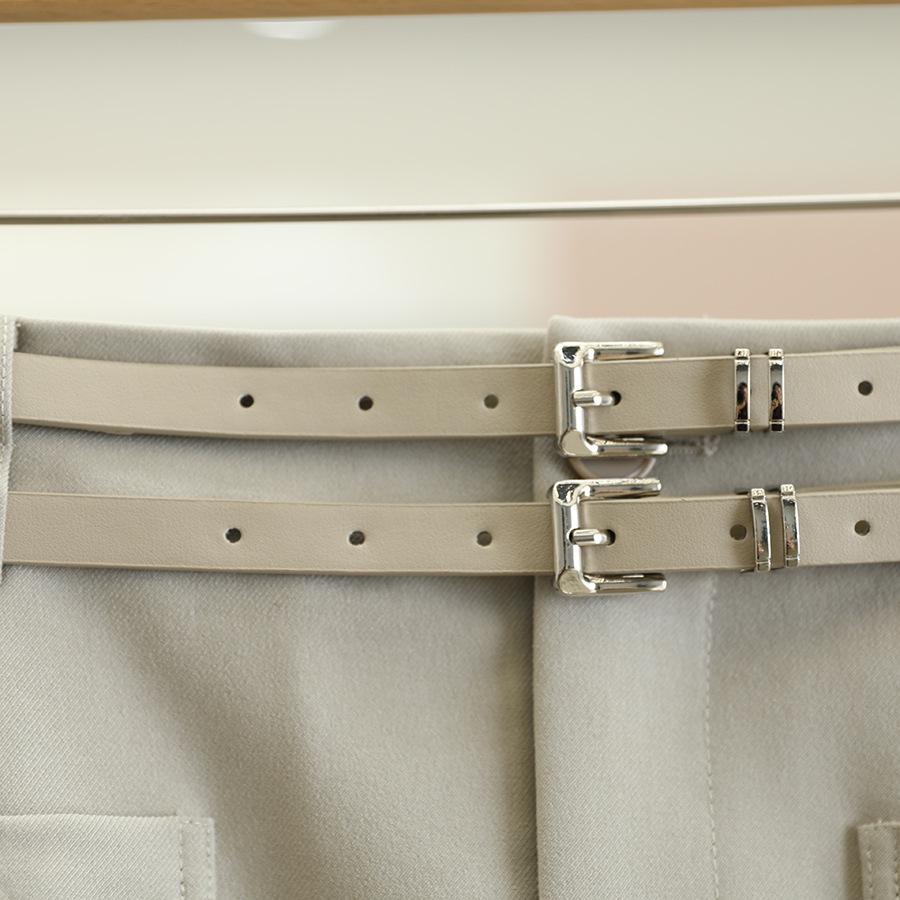 Osthiawen Brand High-Waisted Slimming Midi Skirt for Women - Perfect for Autumn.