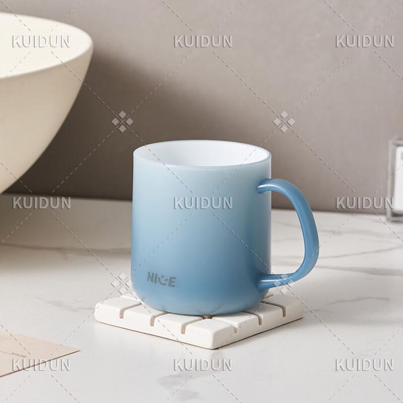 KUIDUN Frosted Gradient Plastic Mouthwash Cup