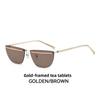 Uv400 Unisex Square Metal Sunglasses With Lenses For Fashion And Travel