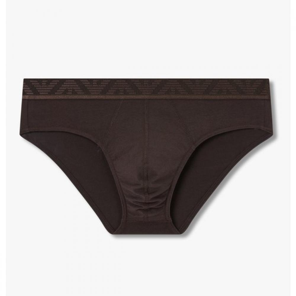 

Emporio Armani Men S Eagle Logo Banded Cotton Brief 0815311318 L