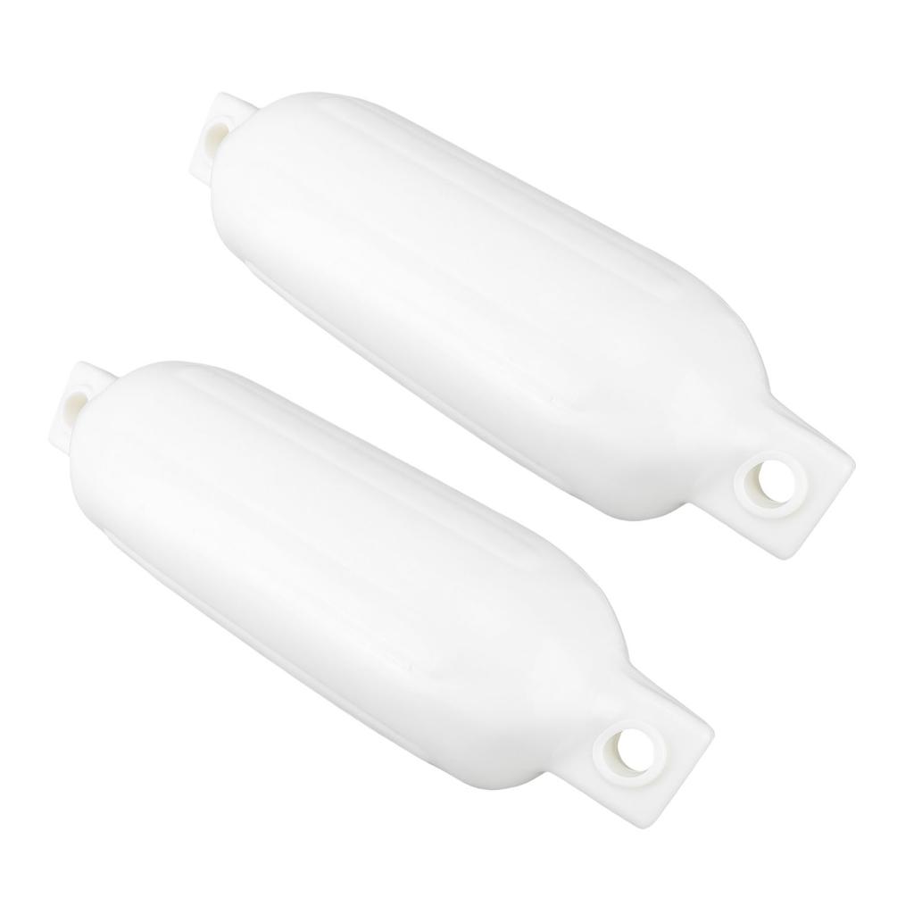 Aufblasbarer Bootsfender PVC Leicht Tragbarer Bootsanlegefender mit Schwarzem Seil für Yachtschiffe