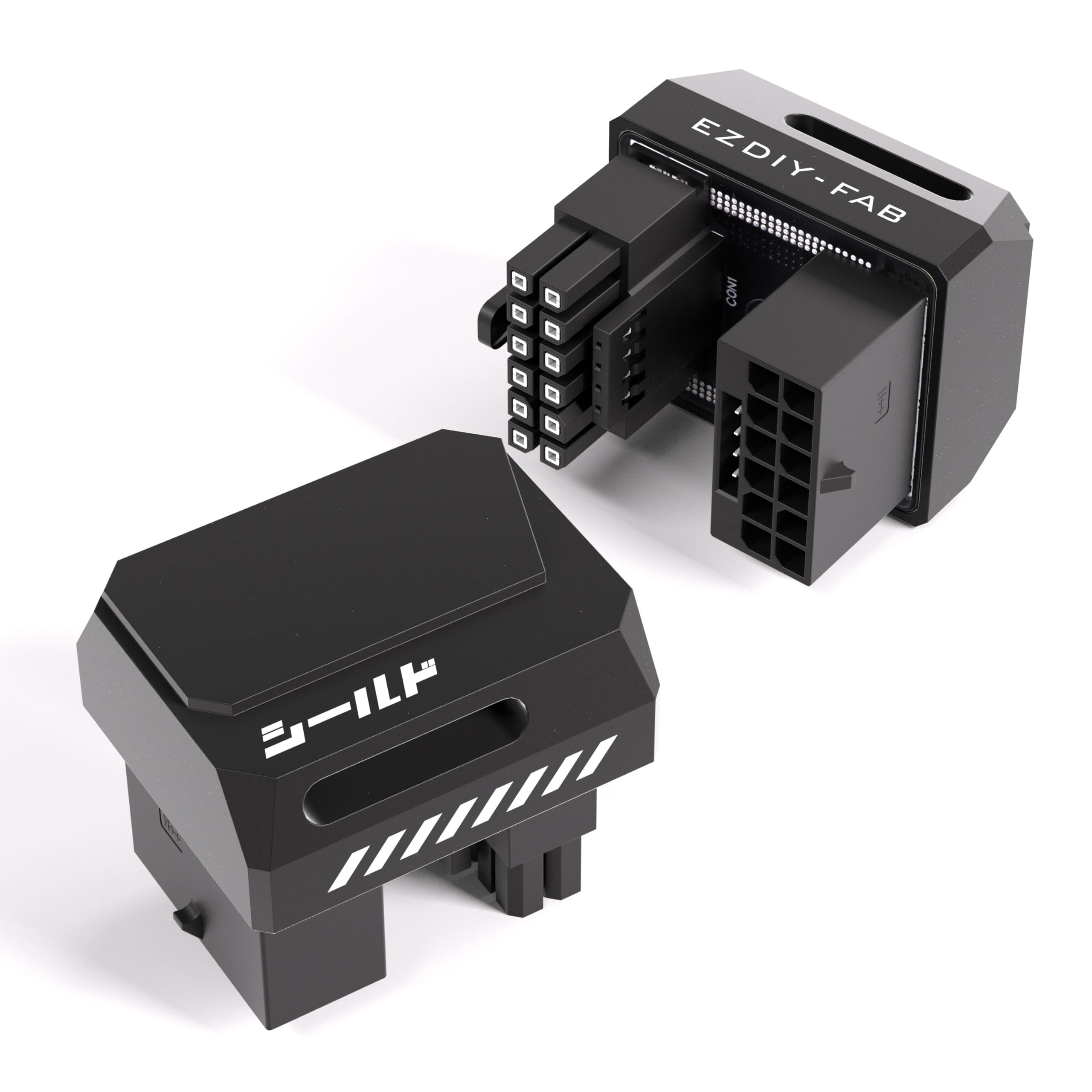 

Shield Series PCIe Adapter 12VHPWR Pin 600W 180 Degree Right Angle Connector Power Converter Adapter GPU Power Connector GPU Adapter for Graphics