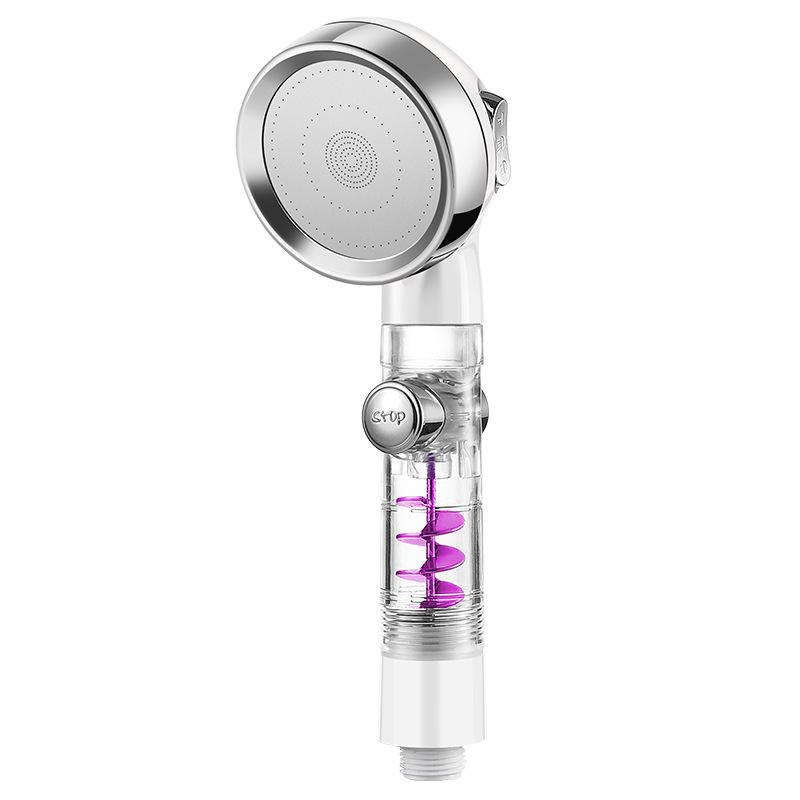 Adjustable Pressurized Handheld Shower Head with Massage & Water-Saving Features