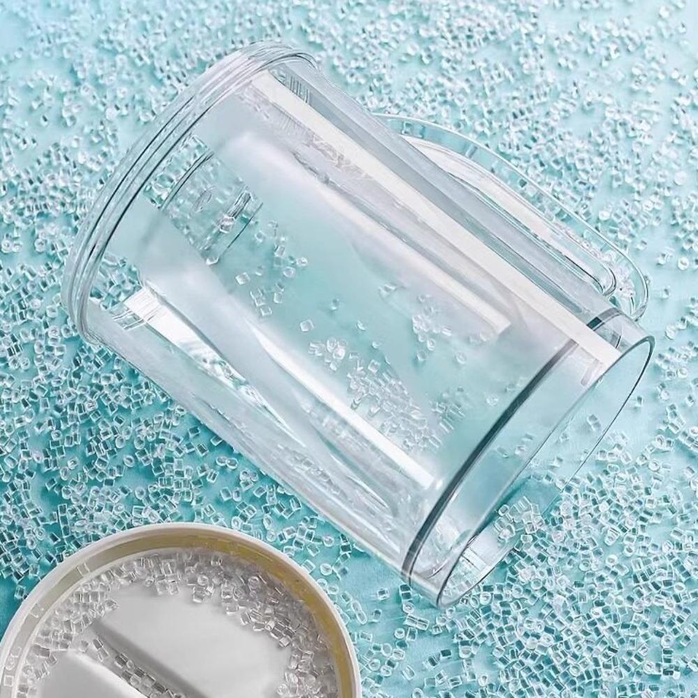 Bicchieri Freddi in Plastica per Bevande Fredde Grande Capacità Lavabili Congelabili Vetro per Birra A Prova di Perdite Addensati Tazze per Ghiaccio Bevande Barbecue