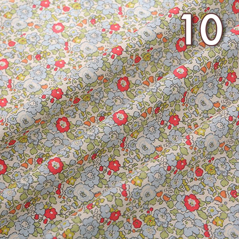 100*150cm Pastoral Style Small Floral Printed Cotton Fabric Summer Thin Flower Fabric For DIY Dress Patchwork Sewing Accessories
