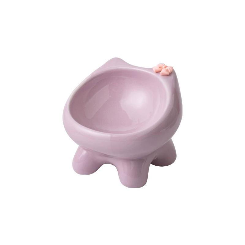 1pc Cute Cat Bowl Ceramic Cat Bowl Dog Bowl Cat Food Bowl Pet Bowl Cat Litter Bowl Pet Accessories
